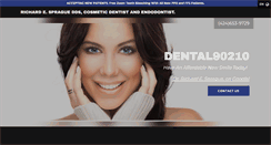 Desktop Screenshot of dental90210.com